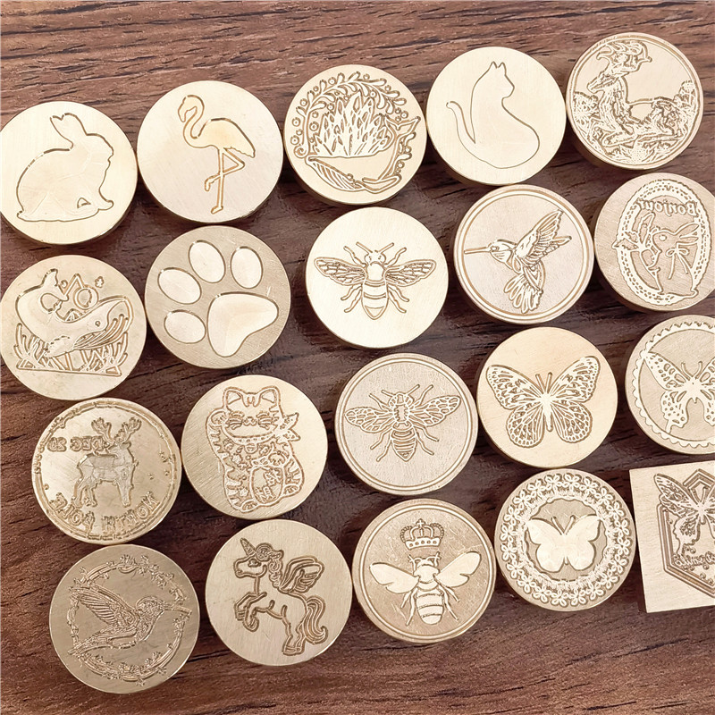 Cabeça de Selo de Cera em Latã - Wax Seal Stamp Set avaliação e preço