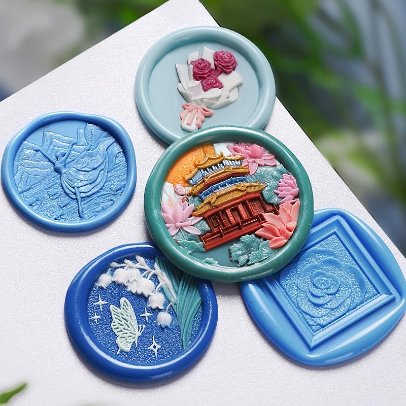Relief Wax Seal Stamp para o P - Wax Seal Stamp Set avaliação e preço