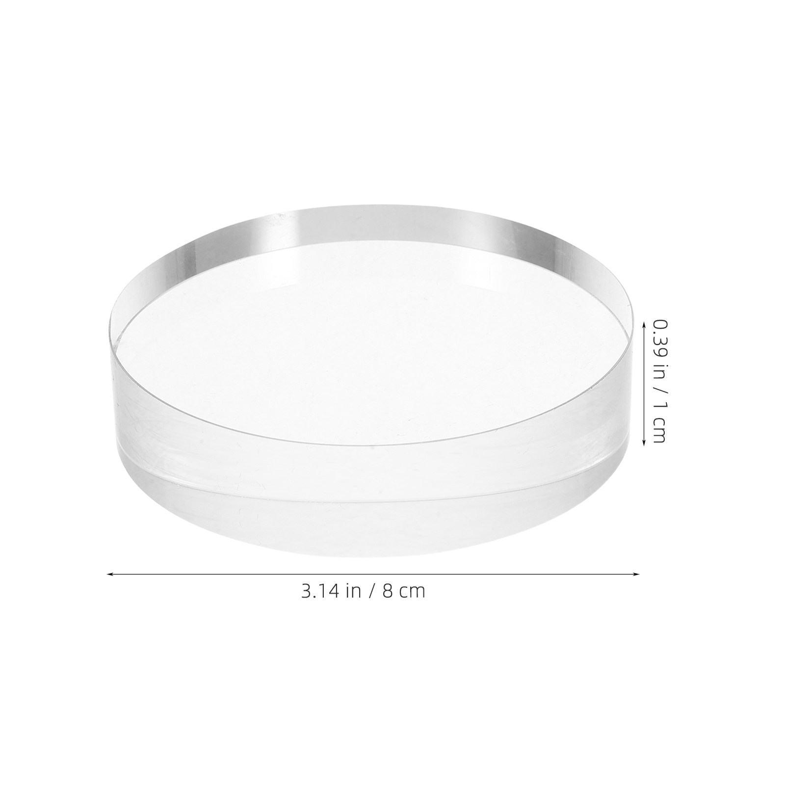 Peso de Papel Redondo de Crist - Paper Weight Crystal avaliação e preço