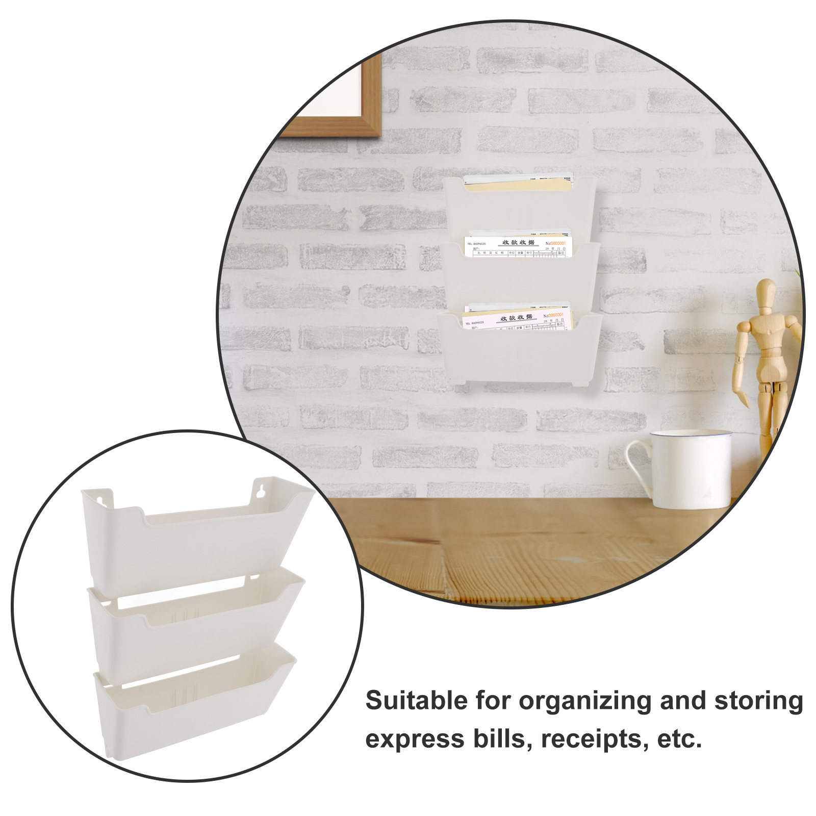 1 conjunto de organizador de a - Magazine Holder Rack avaliação e preço